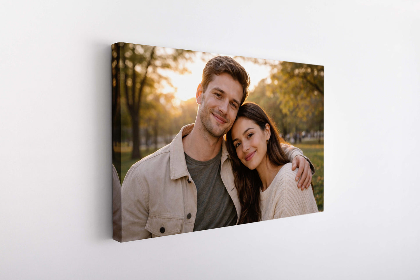 Custom Personalised Framed Canvas Print from Your Photo Picture