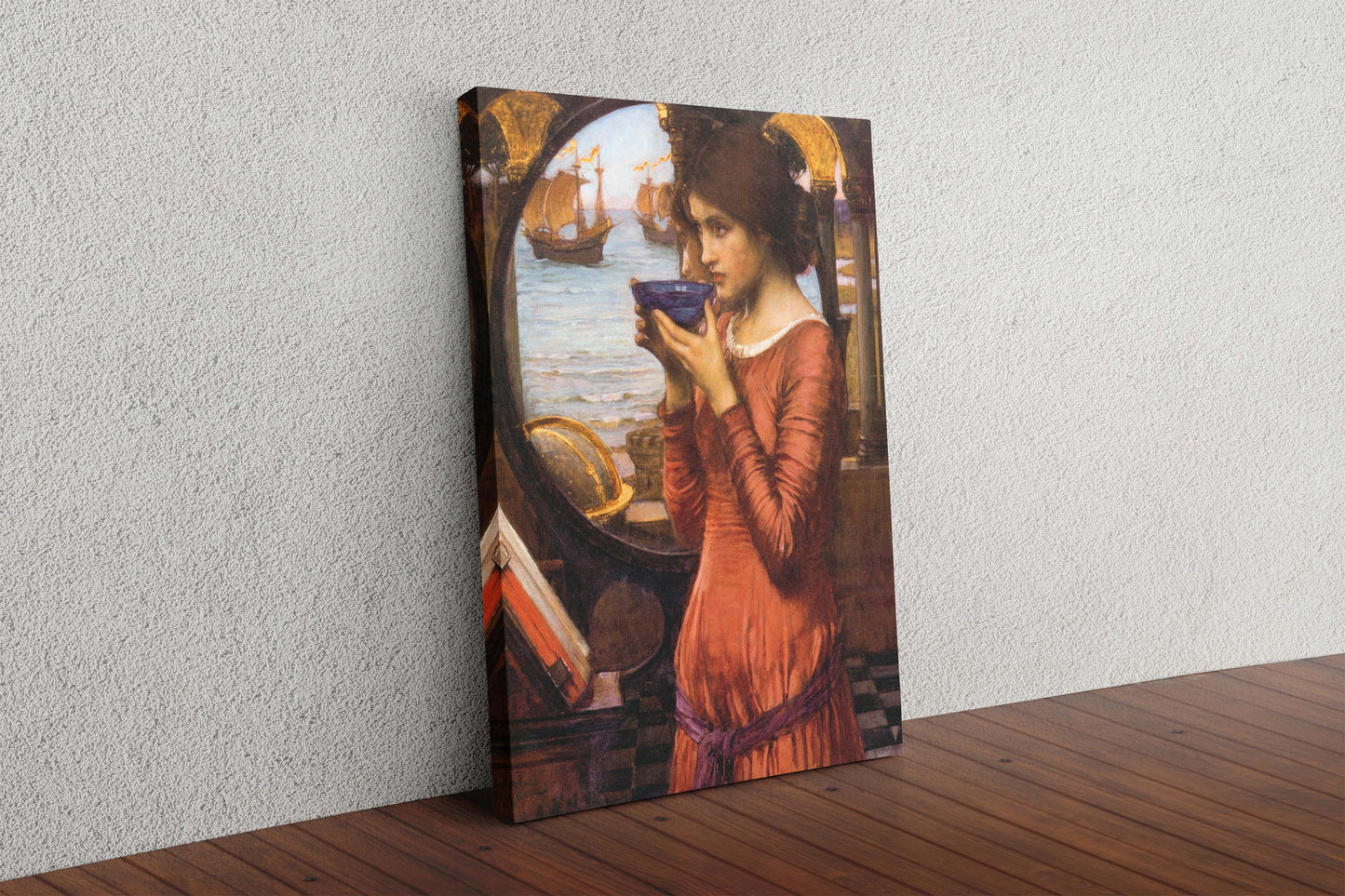 John William Waterhouse Destiny Framed Canvas Wall Art Picture Print