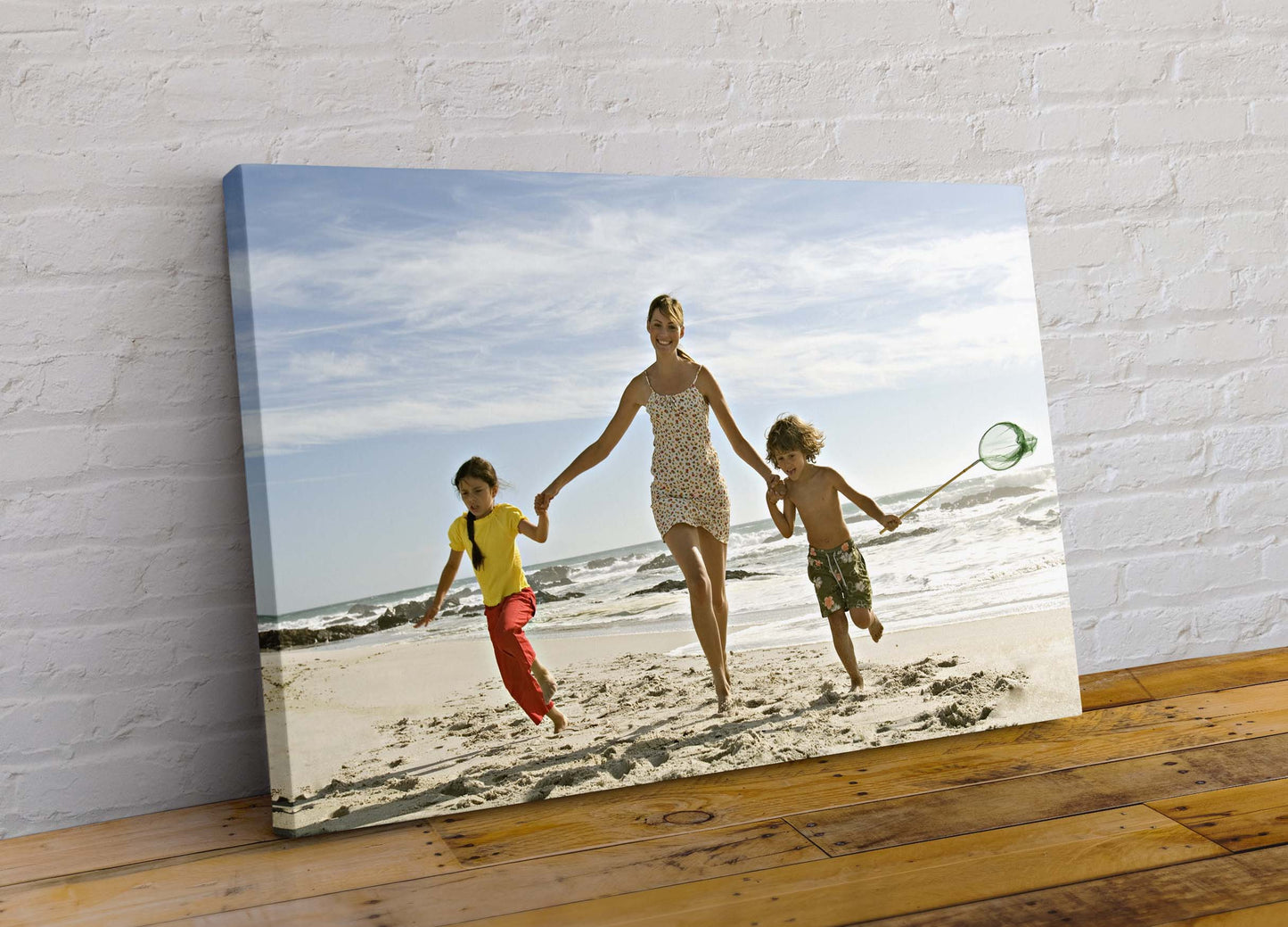 Personalised Your Photo Picture Printed On To Canvas Art Print Present