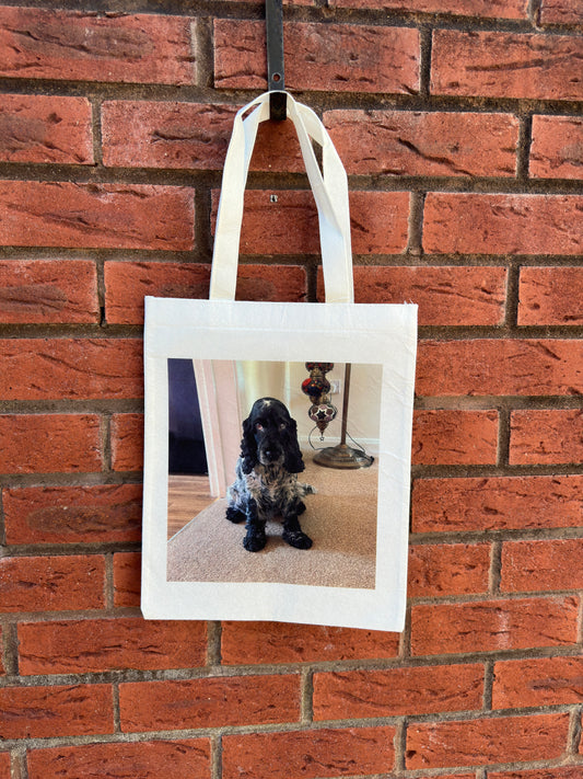 Personalised Tote Canvas Shopper Bag With Your Picture Of Choice