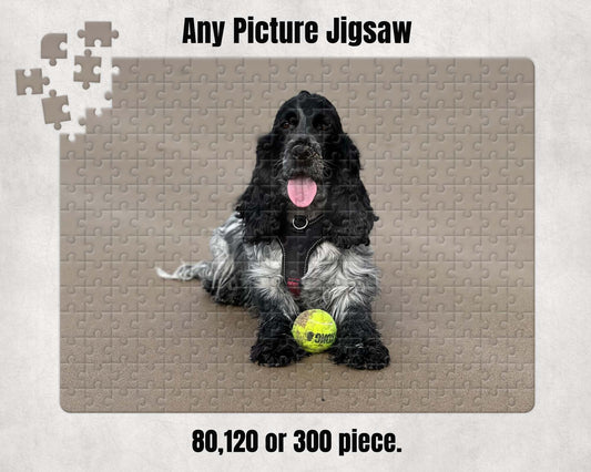 Custom Puzzle 300 Piece Jigsaw Personalised Picture Photo Family Gift Birthday