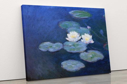 Claude Monet Blue Water Lilies Canvas Picture Framed Canvas Wall Art Picture Print