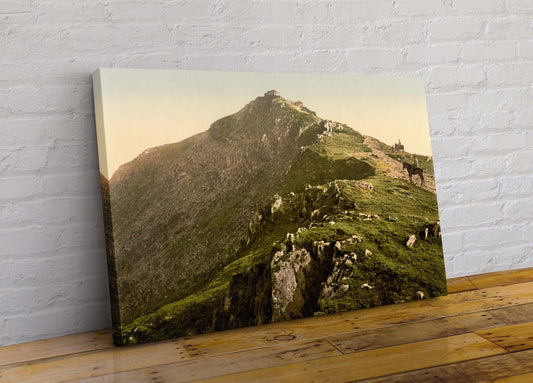 Yr Wyddfa (Snowdon) The Last Mile Reproduction Canvas Picture Print